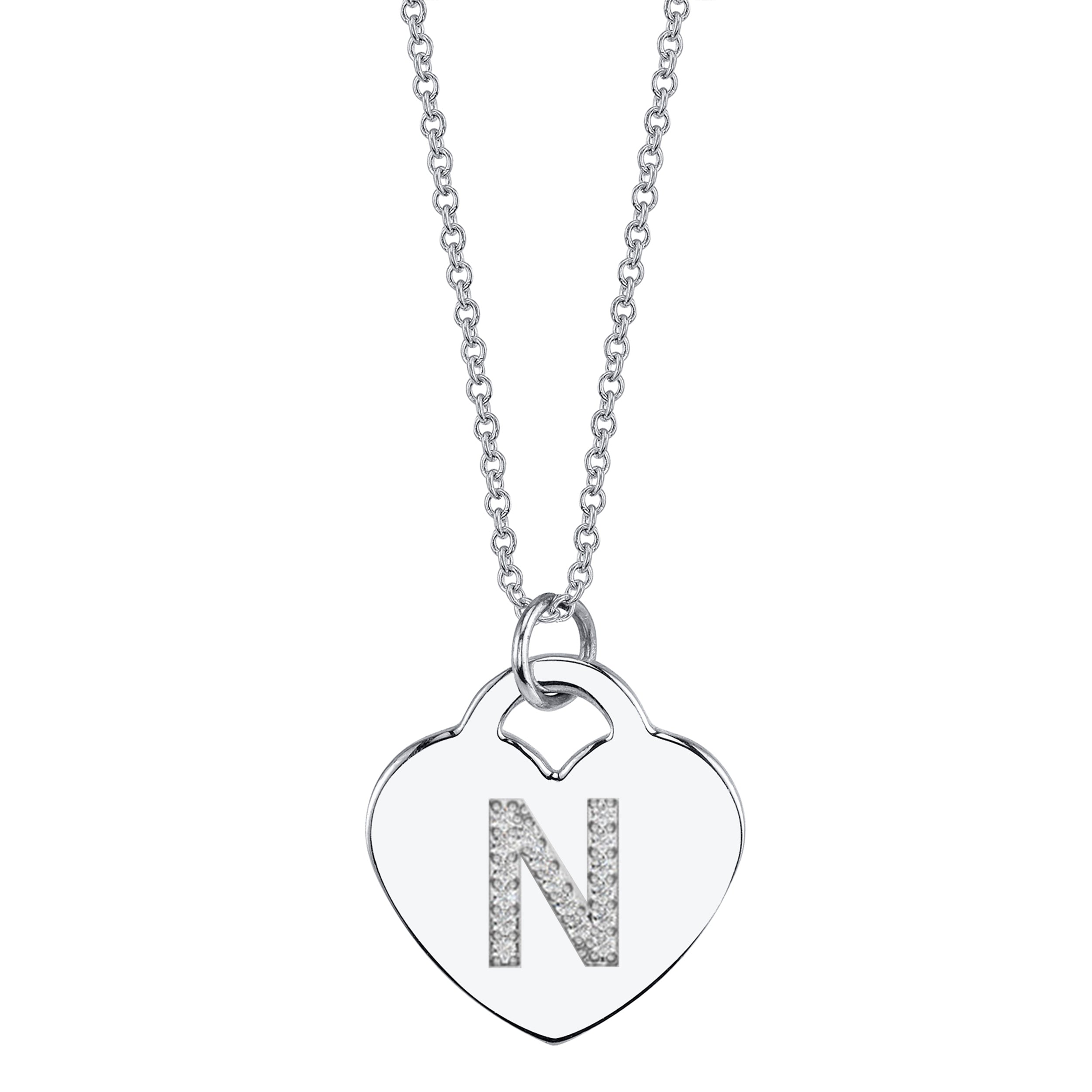 Love Initial Birthstone Necklace (A - Z)